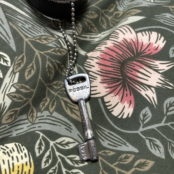 Vintage Fossil Leather woven bag - Picture 7 of 8